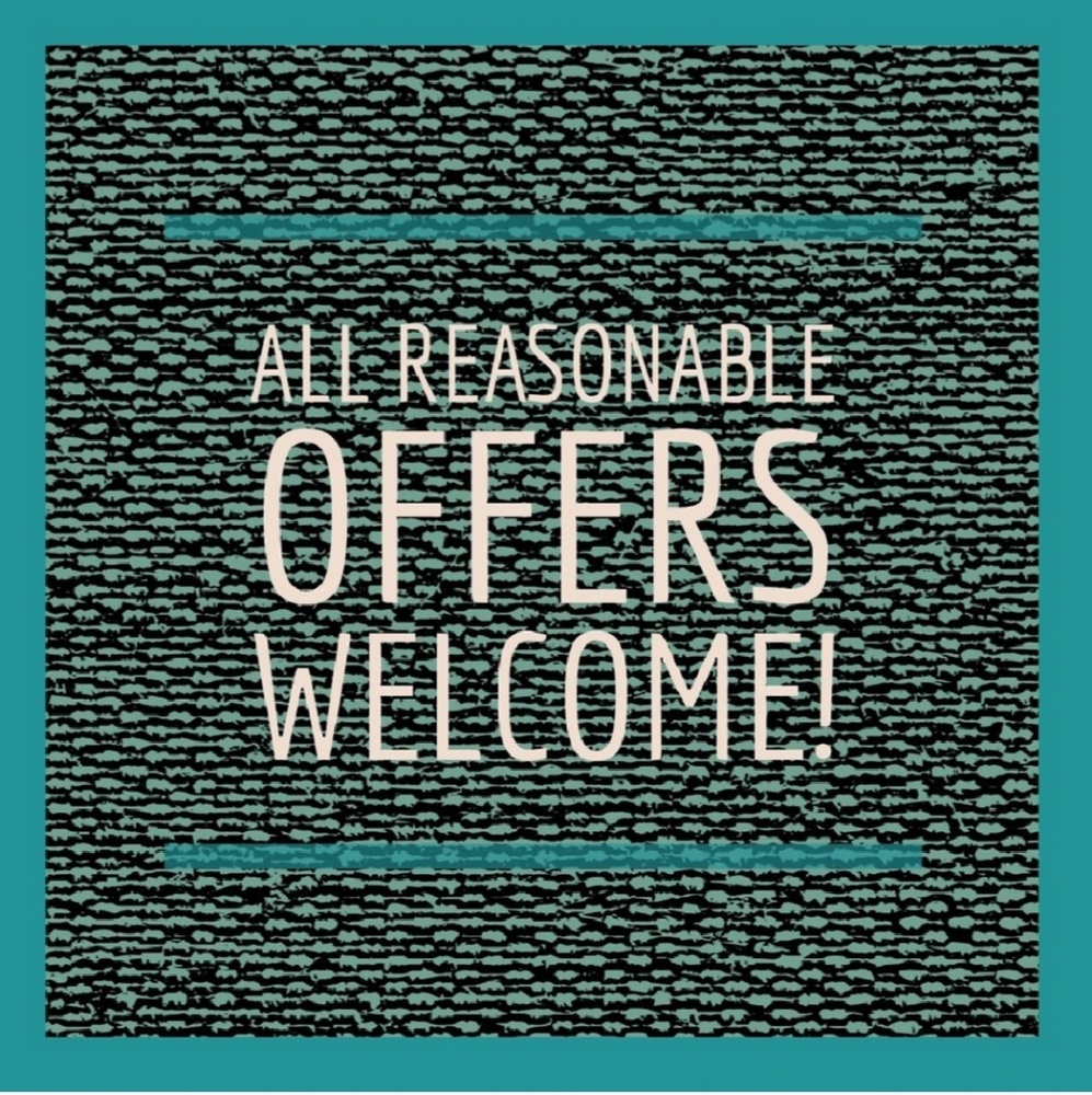 All reasonable offers will be considered